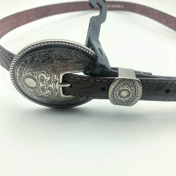 Most Wanted USA Western Tooled Belt Large - Picture 2 of 6